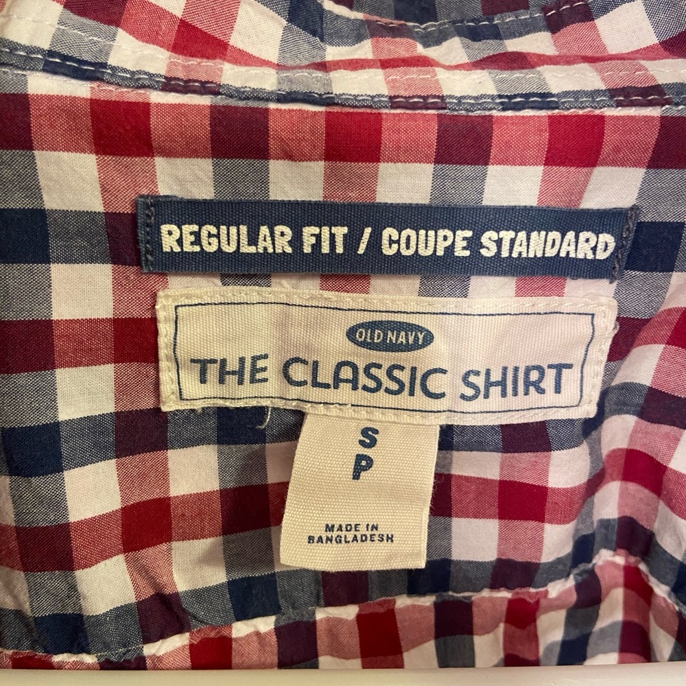 Classic lightweight button down gingham pattern - Picture 2 of 2